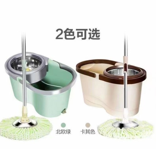 Dual Water spinner mop bucket