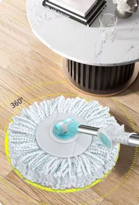 [Supermarket quality] Spinning mop, hands free washing, household one mop clean flat water